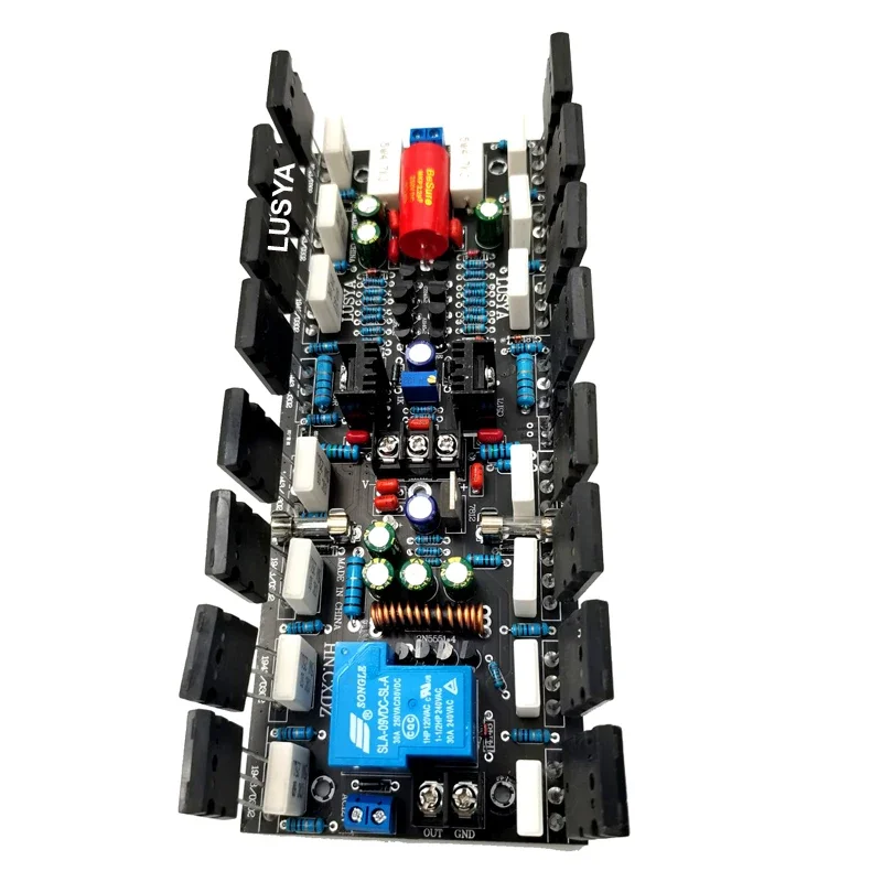 Upgraded Version Original Toshiba 800W Toshiba Tube 2SC5200 + 2SA1943 HiFi Power Amplifier Board With Speaker Protect Relay
