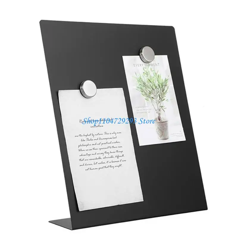 Placa memorando metal forma L Y2GD avisos magnético apagável