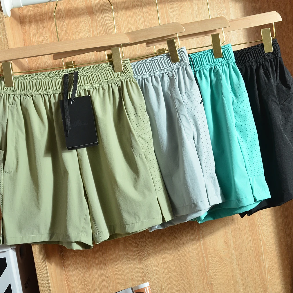 

Outdoor Mountain Series Laser Perforated 3D Cut Summer Men's Qui Dry Breathable Elastic Waist Sports Running orts