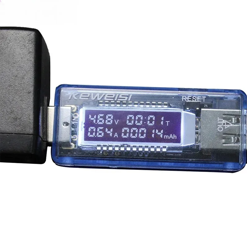4 Bit Detector Electrical Power USB Capacity Voltage Tester Current Meter Monitor Voltmeter Ammeter