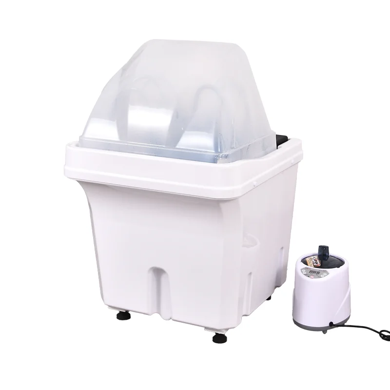 New Six Head Heatable Water Circulation Mobile Tank Shampoo Basin Head SPA Fumigation Portable Wash Basin Sink For Hair Care