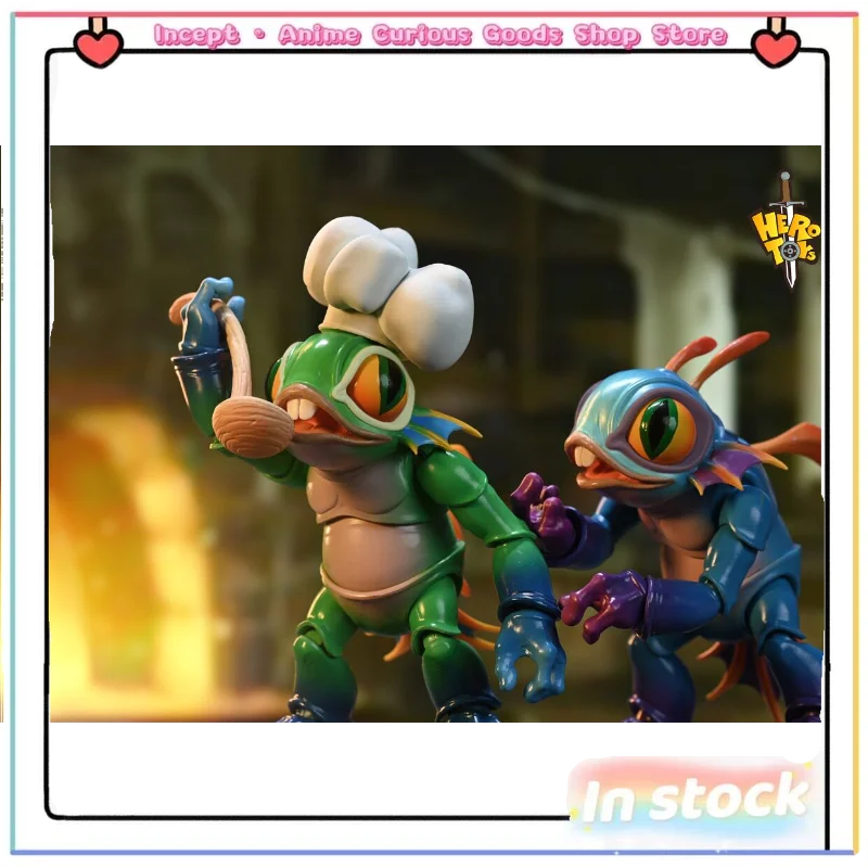 

in stock Adventure World Fishman Little Hero 9cm Benbolba Trendy Toy Doll Action Figure Model Ornament Collectible Toy