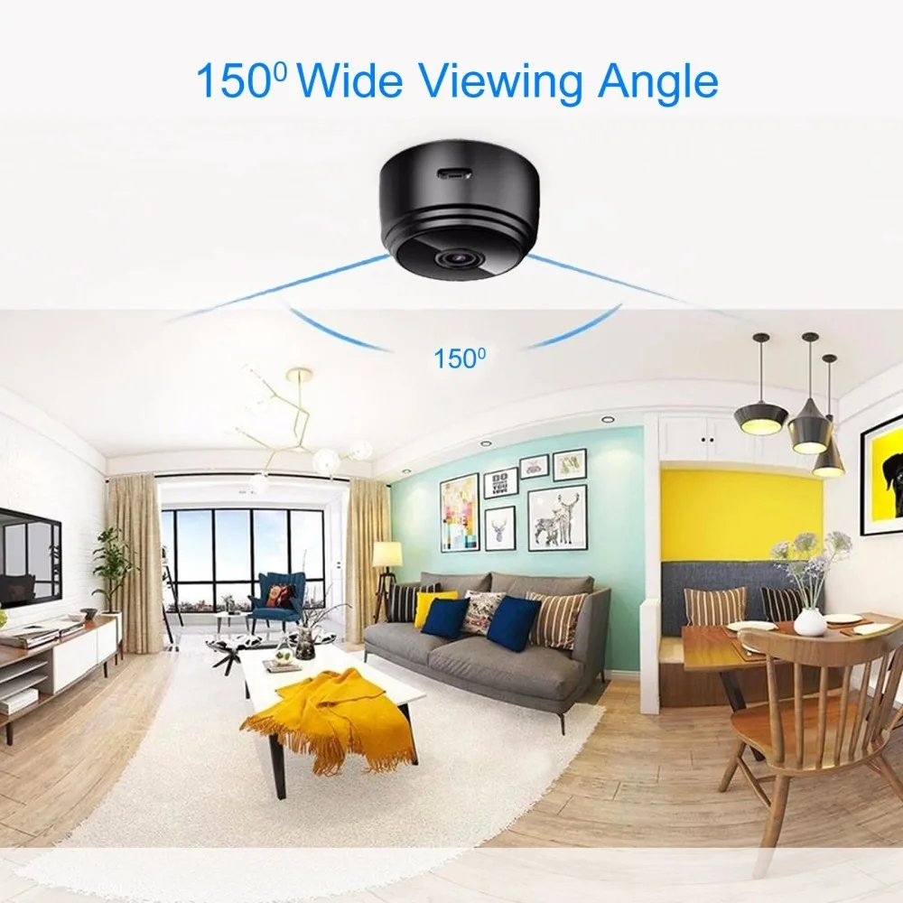 جديد 1 قطعة 1080P اللاسلكية واي فاي داخلي/خارجي HD كاميرا IP صغيرة CCTV أمن الوطن