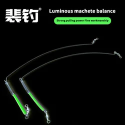 PD Fishing Tackle Sea Fishing Tenpin Stainless Steel Wire Single Blade Tenpin Boat Fishing Machete Connector Accessories