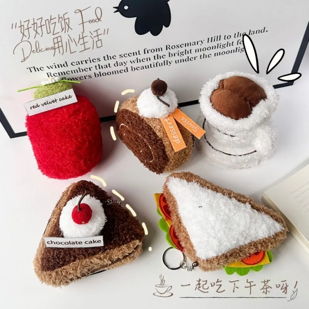 Creative Multicolor Afternoon Tea Cartoon Cake Sandwich Coffee Cheese Dessert Photo Props 10cm-13cm Gift view 4