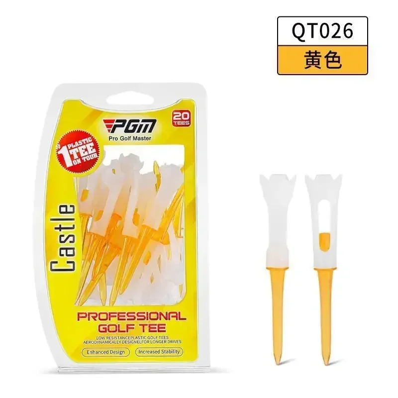 PGM 20pcs Golf Tee Match Special Nails Four Claw Ball Holders Durable Anti Strike QT026