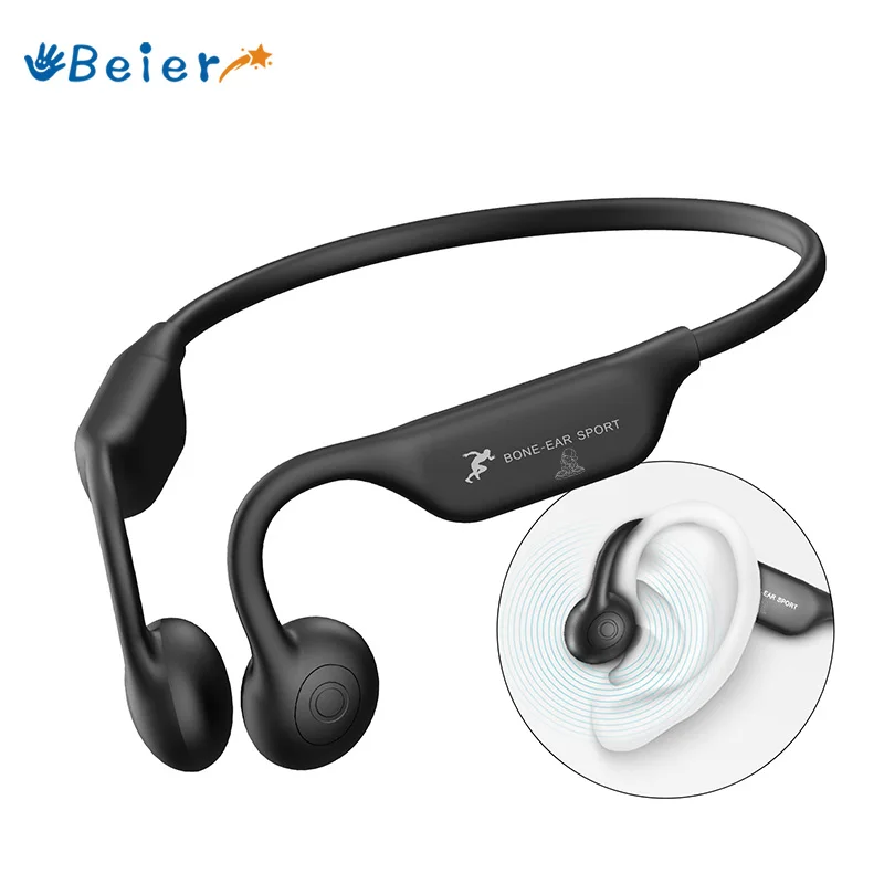 

Beier True Wireless Earphone A18 Nackband Bluetooth Headphones Bone Conduction Sport Waterproof Headset TWS Earbuds With Mic