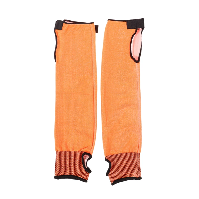 A Pair Cut/Scratch/Slash Resistant Sleeves Arm Guards Protection With With Thumb Hole And Adjustable Hook And Loop