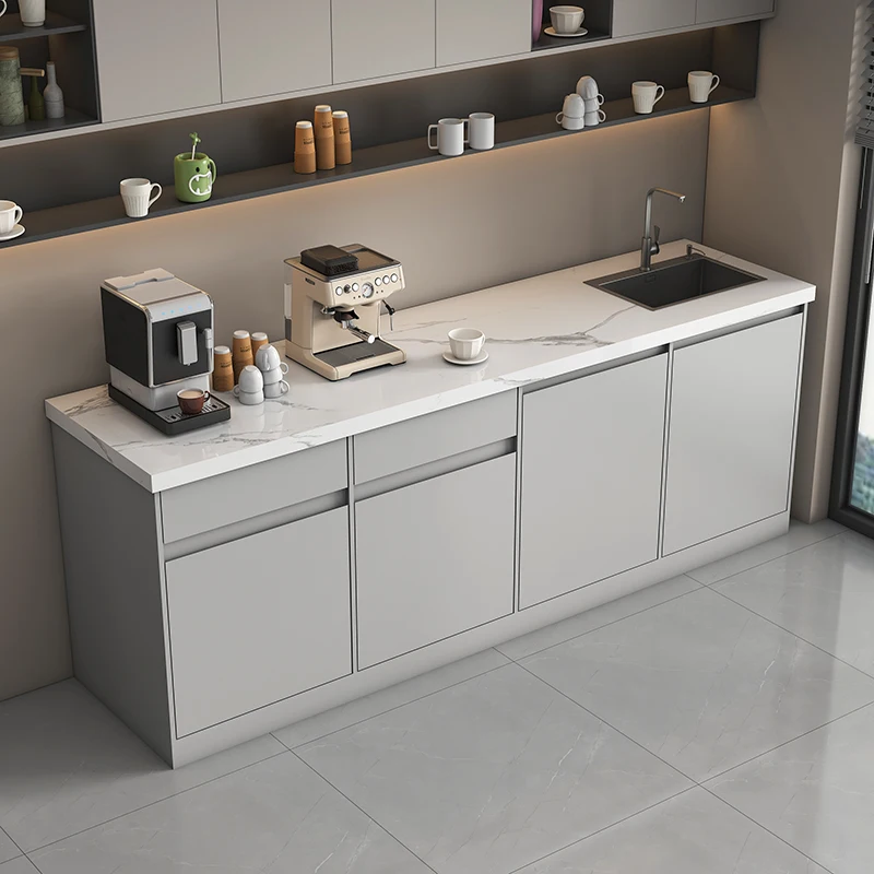 

Marble bar, simple, home island, against the wall