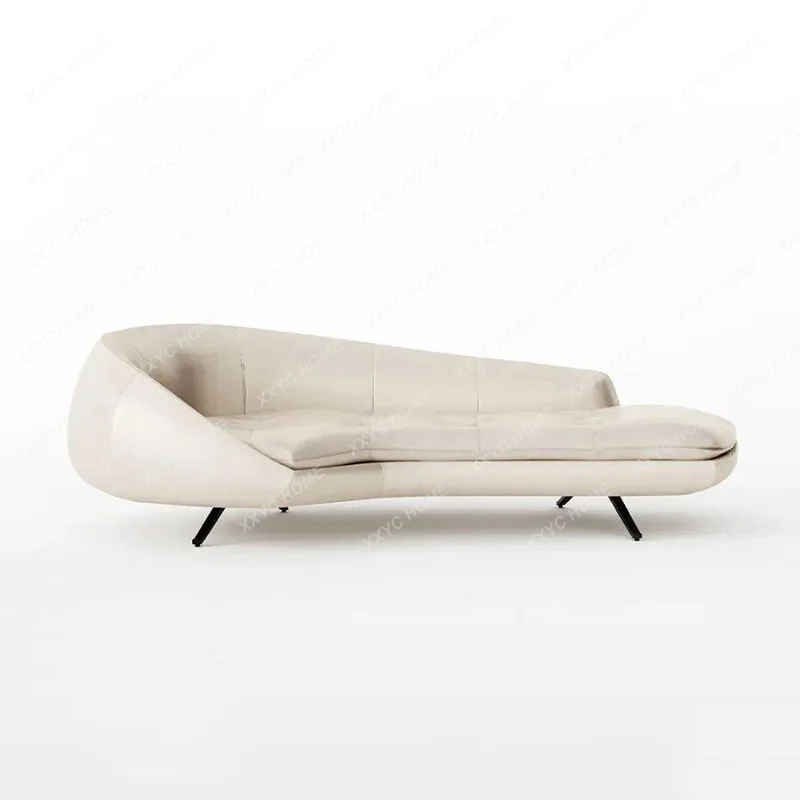 NEW Modern simple curved  living room casual clothing store small apartment hotel designer sofa
