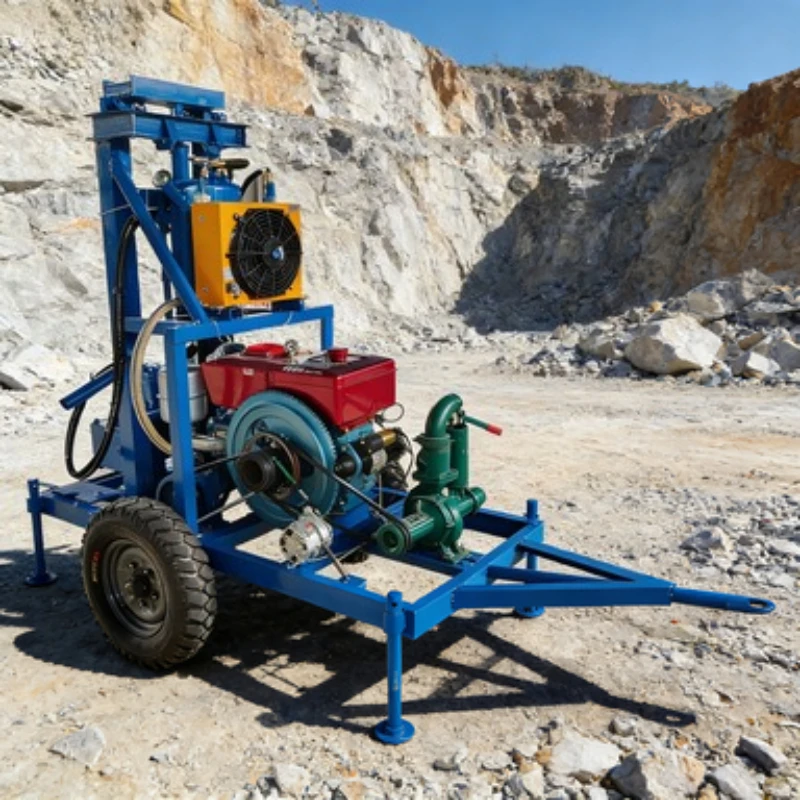 

Mobile Convenient Drilling Machine Customized for Multi Site Construction Fast Transfer High Efficiency Water Well Equipment