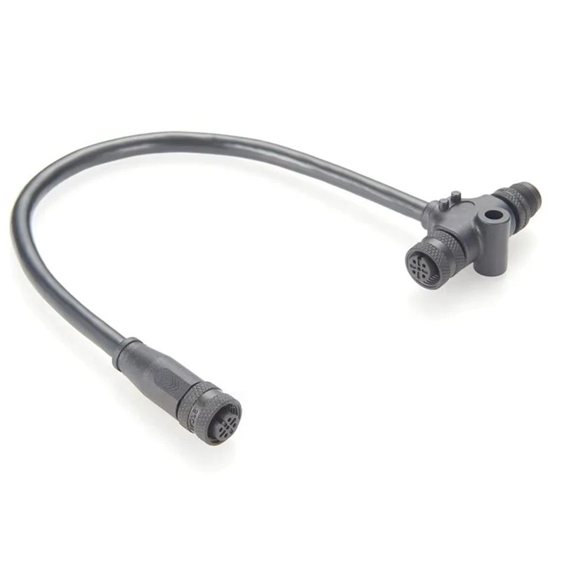 Marine T Connector Cable IP67 Multiport 3 Way Tee Splitter Backbone Drop Cable For Garmin Lowrance Simrad B&G