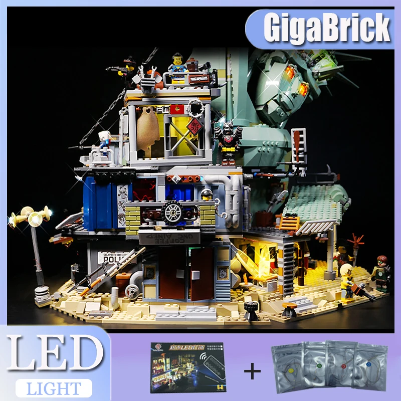 Комплект светодиодных фонарей своими руками для LEGO 70840. Добро пожаловать в Апокалипсисберг! (Только светодиодный светильник, модель без блоков)