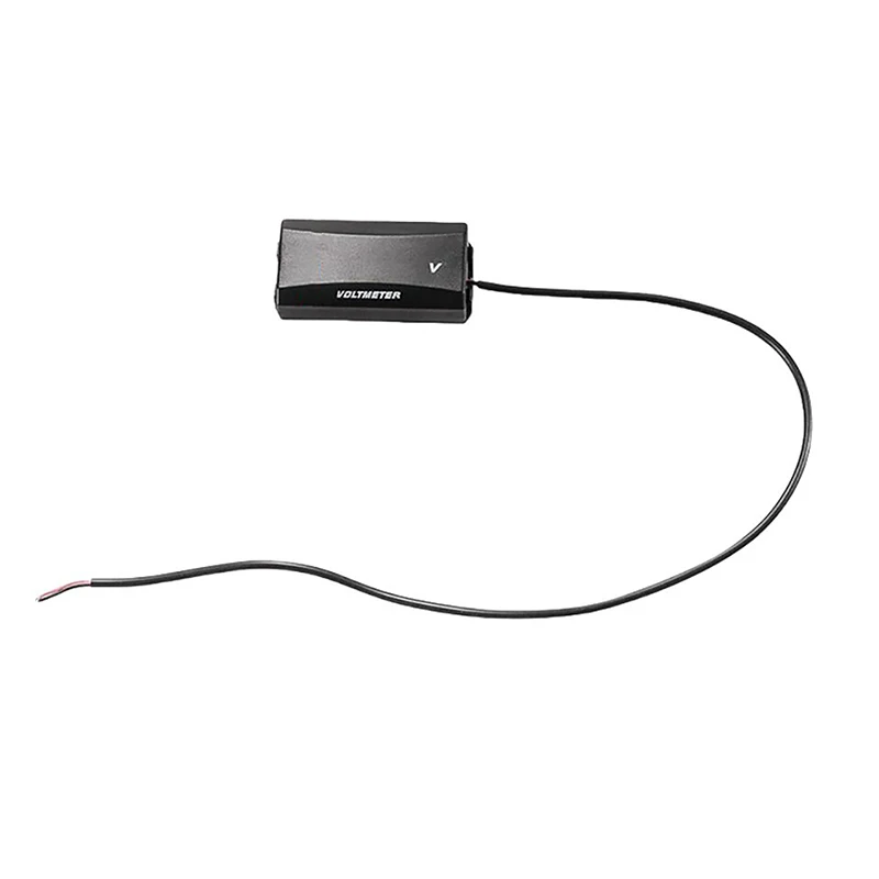 New 1PC Car Audio Gauge LED Display 12V Meter Waterproof Voltage Gauge Meter DC 12-60V Car Digital Voltmeter