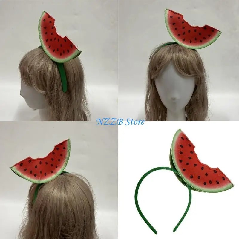 

T21F Fruit Watermelon Headband Accessory For Summer Event And Dance Shows
