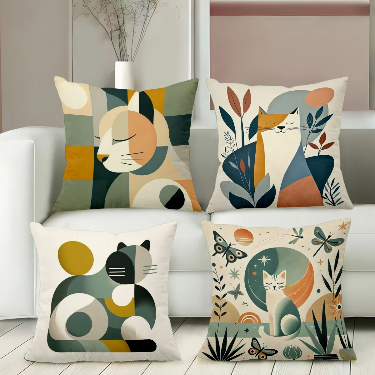 Abstract Cat Patter…