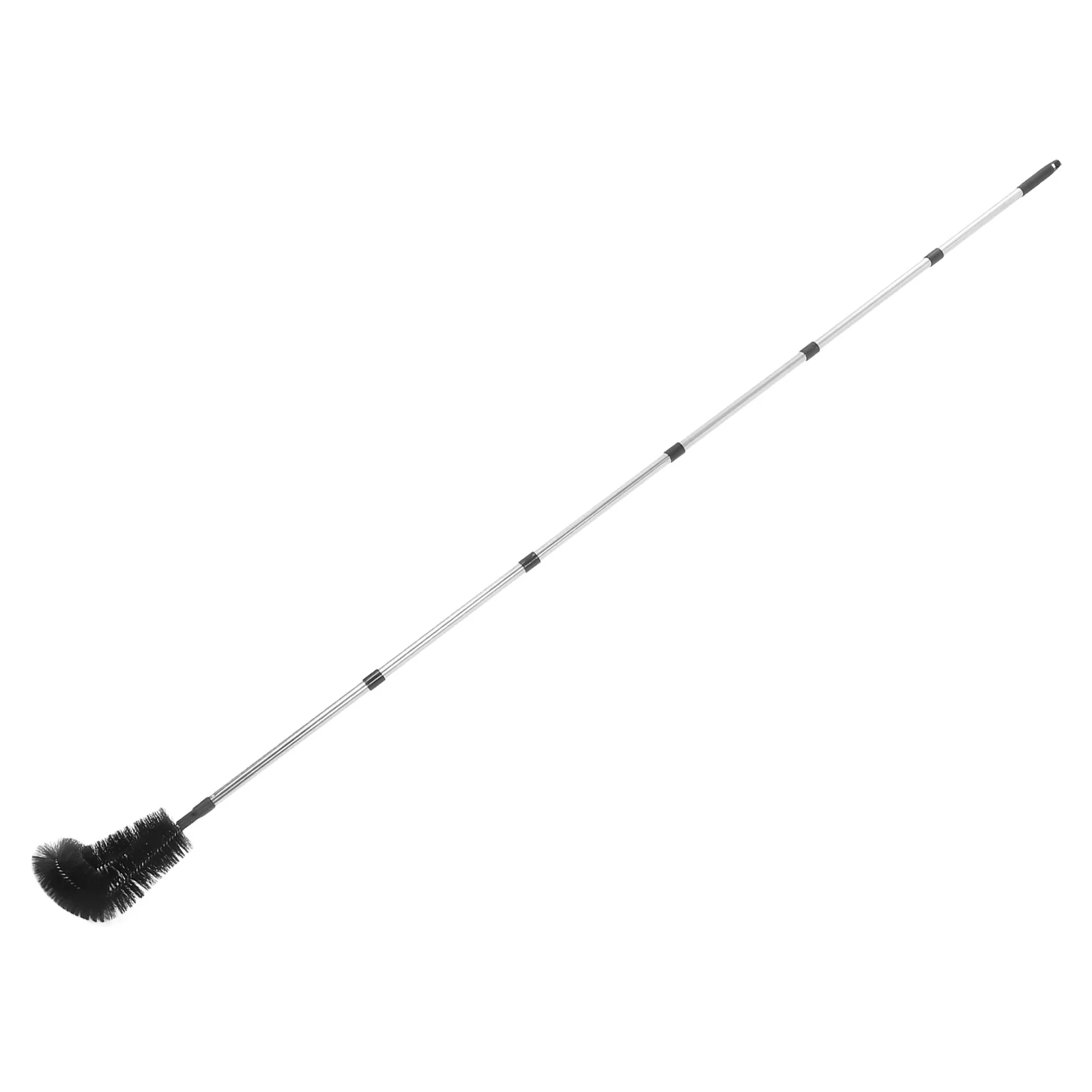 

Adjustable Telescoping Cleaning Brush Stainless Steel Drainage Tool Efficient Drain Cover Cleaner Ground Use