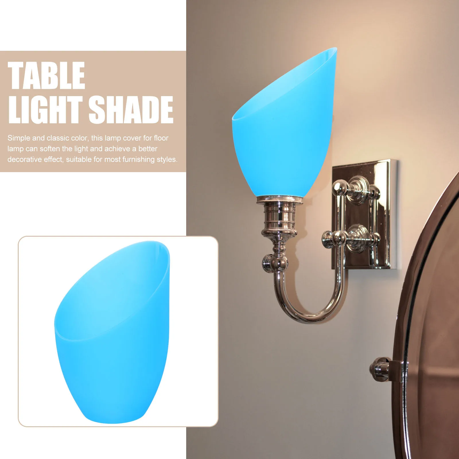 

Plastic Replacement Lamp Shade Small Lampshade for Desk Table Floor Light Cover Bedroom Living Room Hotel