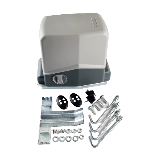 Remote DC24V Motor 500KG Automatic Sliding Gate Opener with Solar Panels / Batteries Complete Kit
