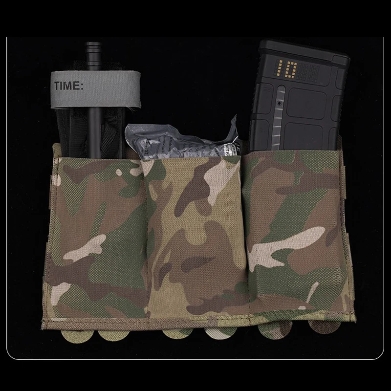 戦術 5.56 7.62 弾性トリプルマグポーチ軽量エアガンコンバットベストキャリアファストドローモールマガジンポーチペイントボール