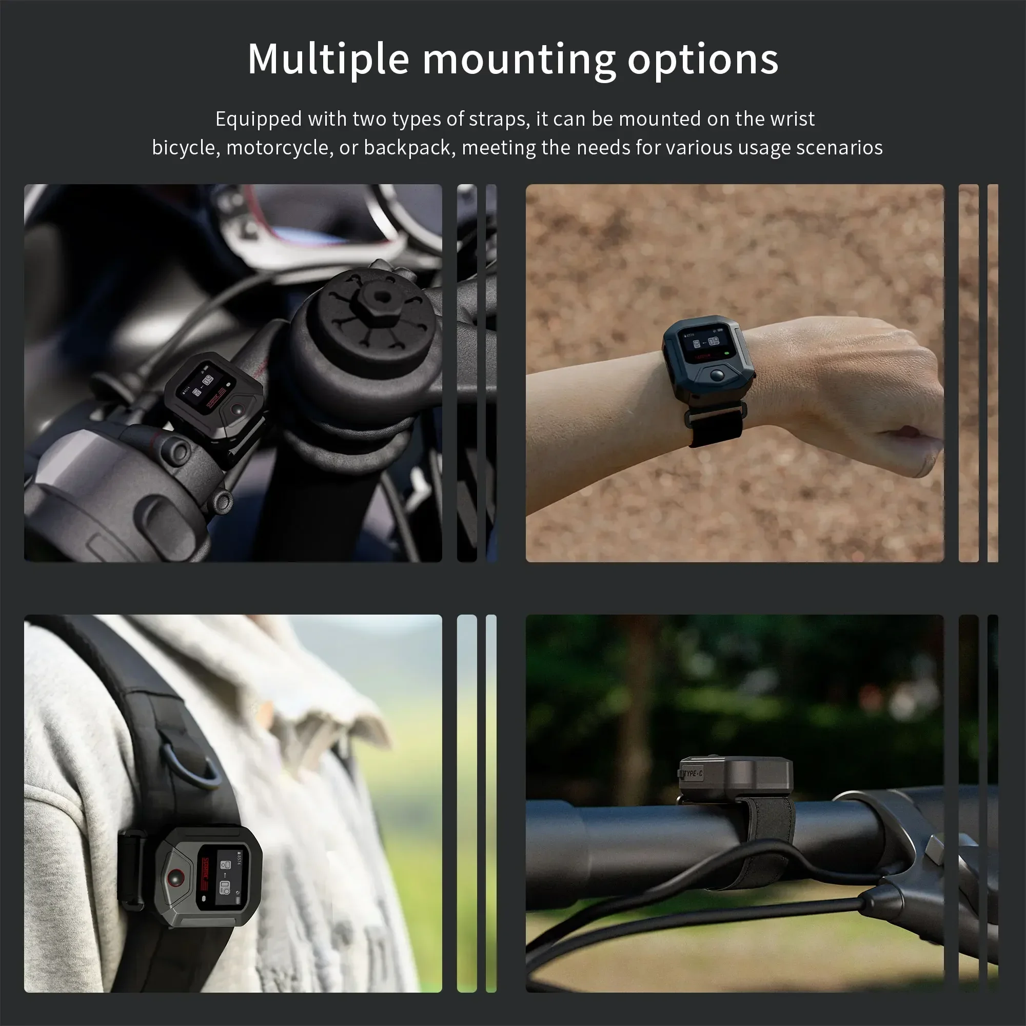 Action 5 Pro GPS Bluetooth Remote Controller For DJI Action 4 Sport Camera Accessories 25M Wireless Remote Control Wrist Watch