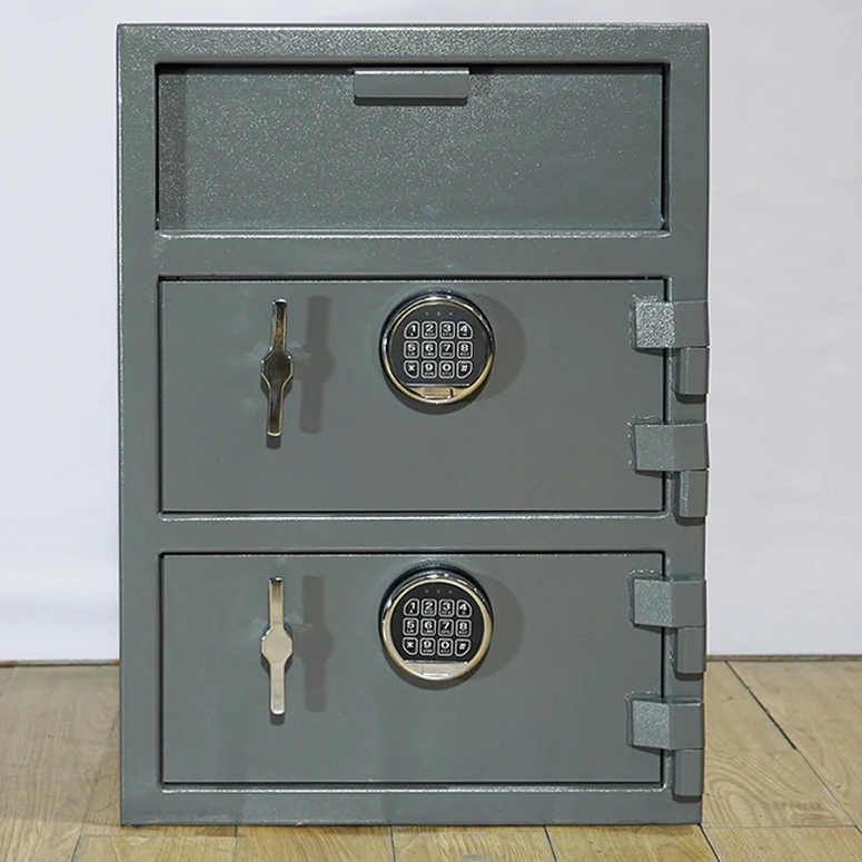 China Electronic Safe Box Safe Depository Safes with High Security Double Key Lock