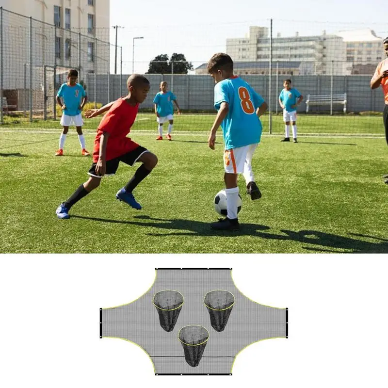 Soccer Goal Target Portable Target Sheet With Scoring Zones Practice Equipment Soccer Field Nets Soccer Training Net For