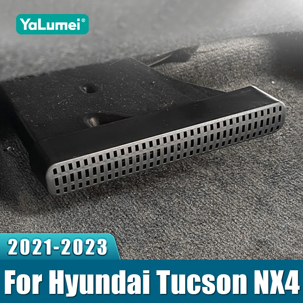 Für Hyundai Tucson NX4 2021 2022 2023 Hybrid N Linie ABS Auto Hinten Sitz Unter Air Vent Kanal Outlet Abdeckung Shell zubehör