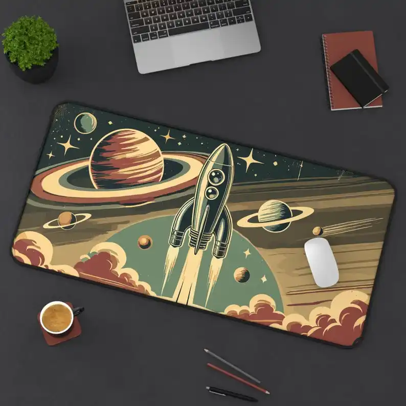 

Galaxy Space MousePad,non-slip and Waterproof Gaming Mousepad,office and Gaming Desk Decoration Mat,the Perfect Gift for Friends