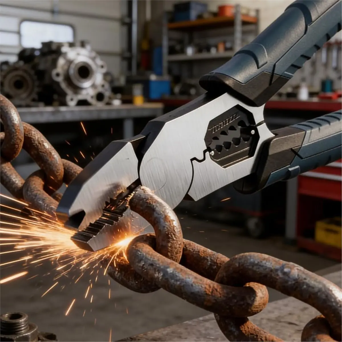 2026 New Tool 9-in-1 Multi-Function Cutting Pliers, Puller Wire Cutter Crimper with Compound Leverage Design for Repairs Outdoor