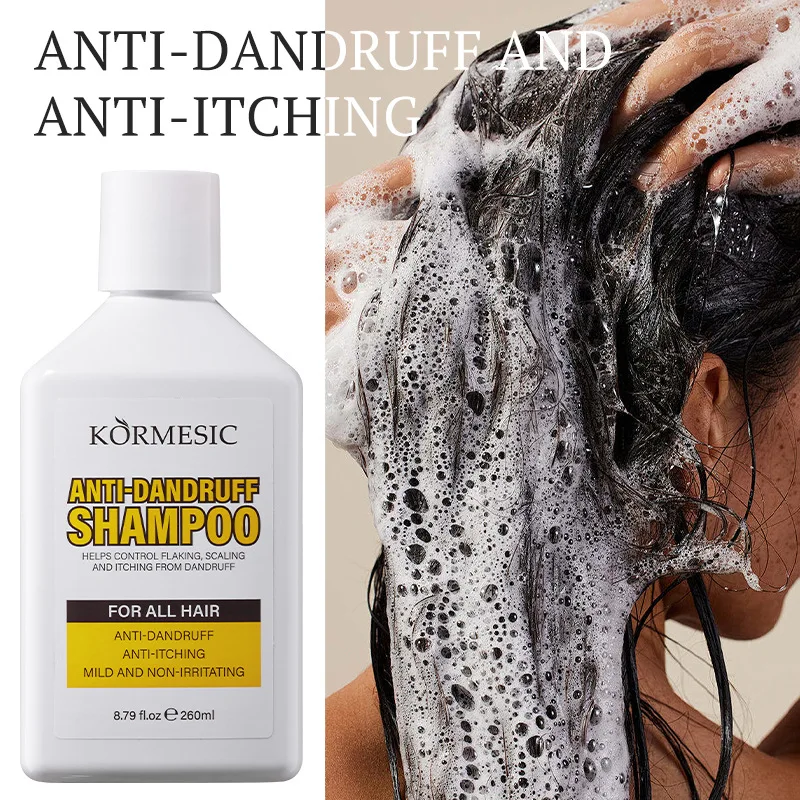 

260ML Anti-dandruff Shampoo Deep Cleansing Reduce Scalp Itchy Balance Oil Strengthen Hair Roots Soothing Fluffy Hair Beauty Care