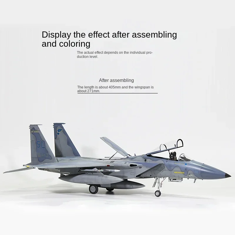 Great Wall hobby L4817 kit modello di aereo assemblato in plastica Air Guard F-15C single seat fighter 1/48