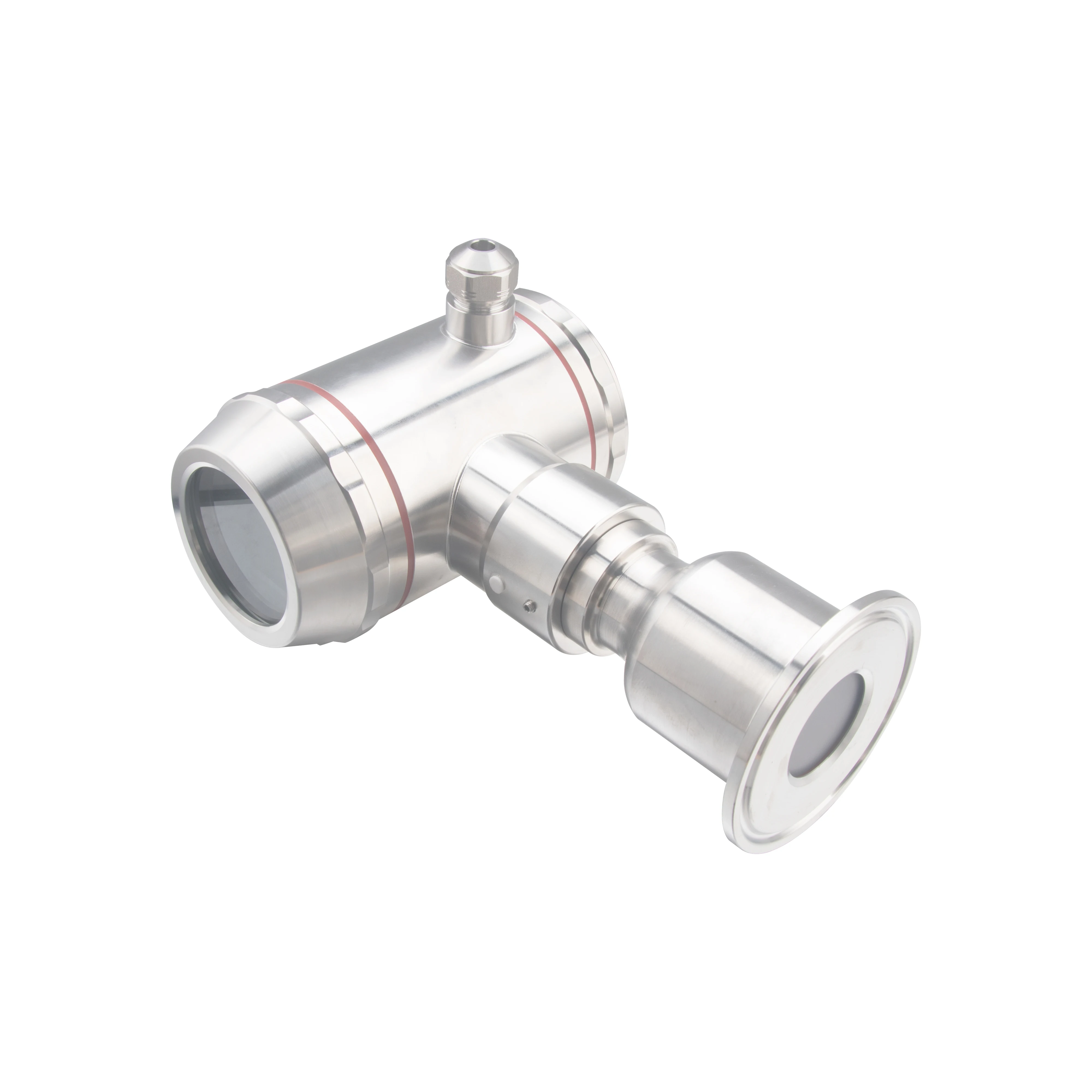 HPM768 Hygienic Sanitary Clamp Transducer Ceramic Capacitive Flush Membrane Pressure Sensor SS316L Clamp Pressure Transmitters