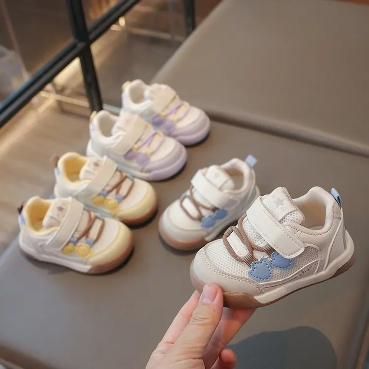 

PU Leather Toddler Sport Shoes For Children Ergonomics Cute Baby Boy's Girl's Running Shoes Trend Fashion Kid's Sneakers