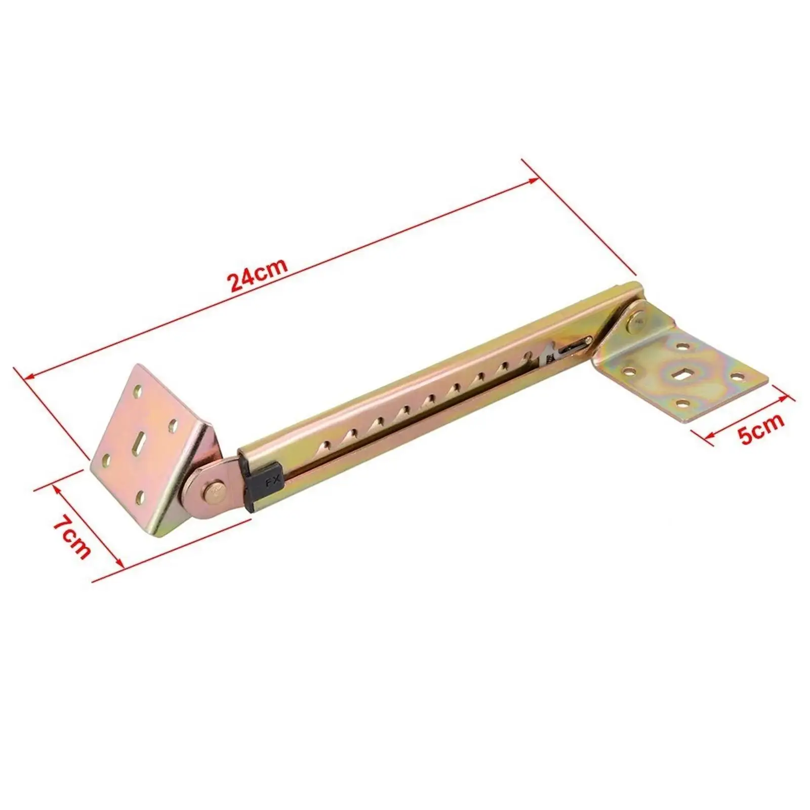 10 Gear Angle Lifting Rod Angle Hinge Hardware Adjustable for DIY Furniture