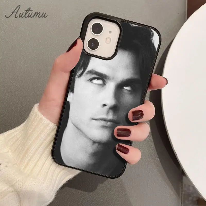 Ian Somerhalder Vampire Diaries tvd Phone Case for iPhone 15 16 SE2020 11 12 13 14 Pro Max mini 7 8 Plus Cover coque Fundas