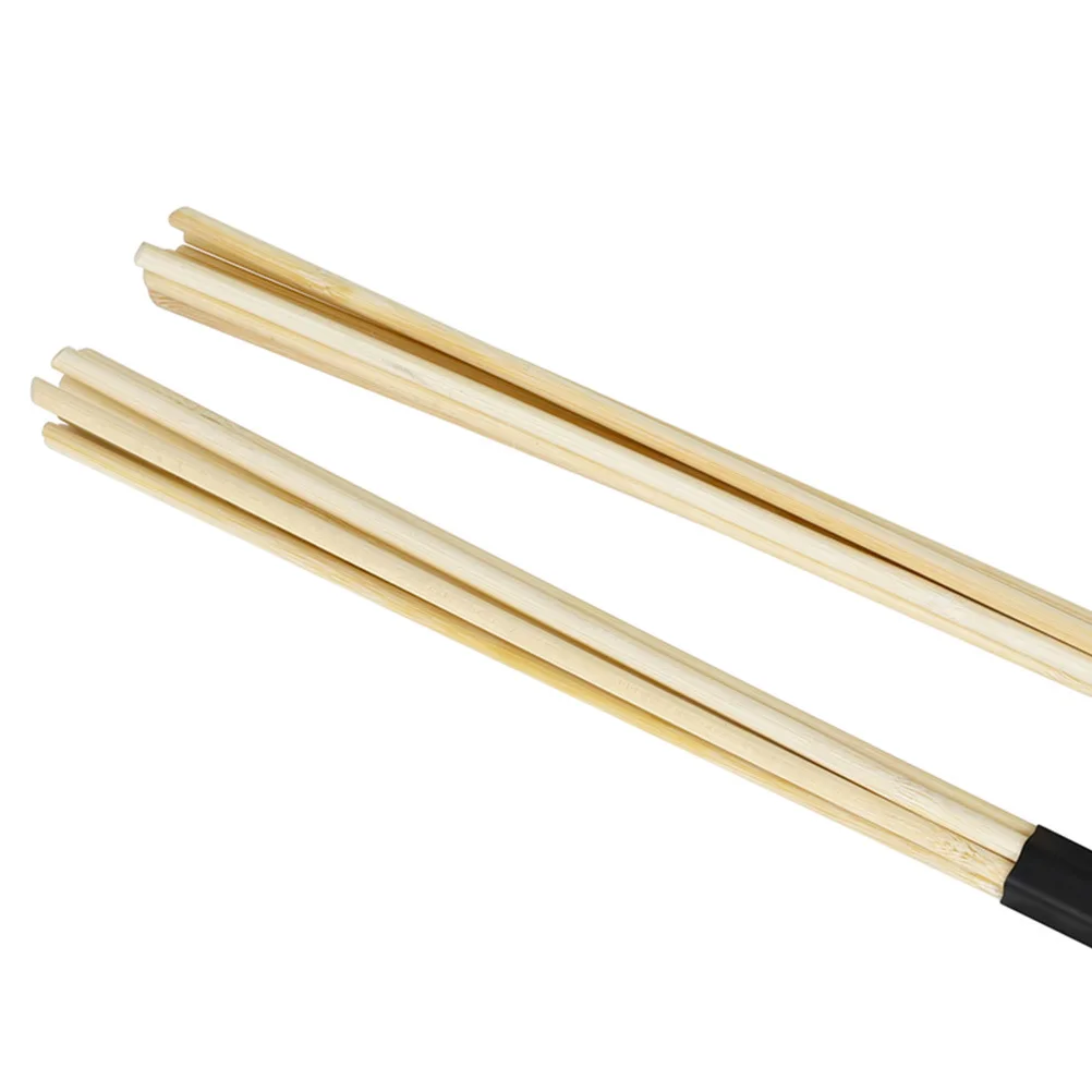 

1 Pair Drum Brush Accessories Wooden Handle For Percussion Instrument Bass Jazz Drums Beginner Professional Use Musical