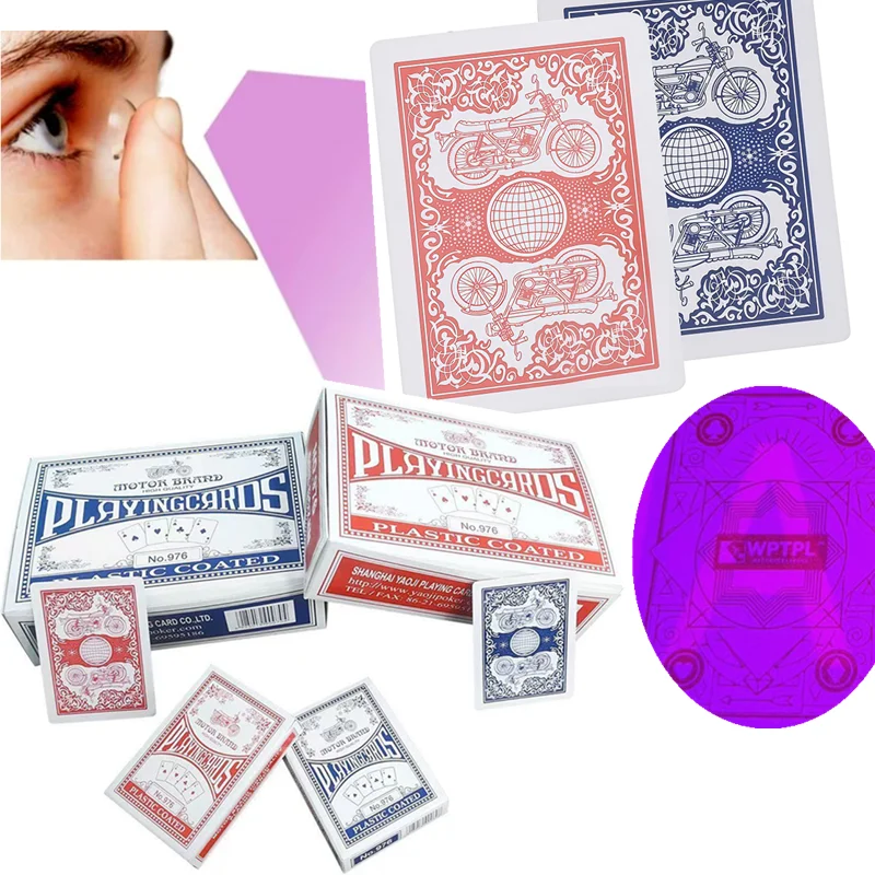 For Infrared Sunglasses & UV Contact Lenses Infrared Marked Motor Brand Paper Playing Cards