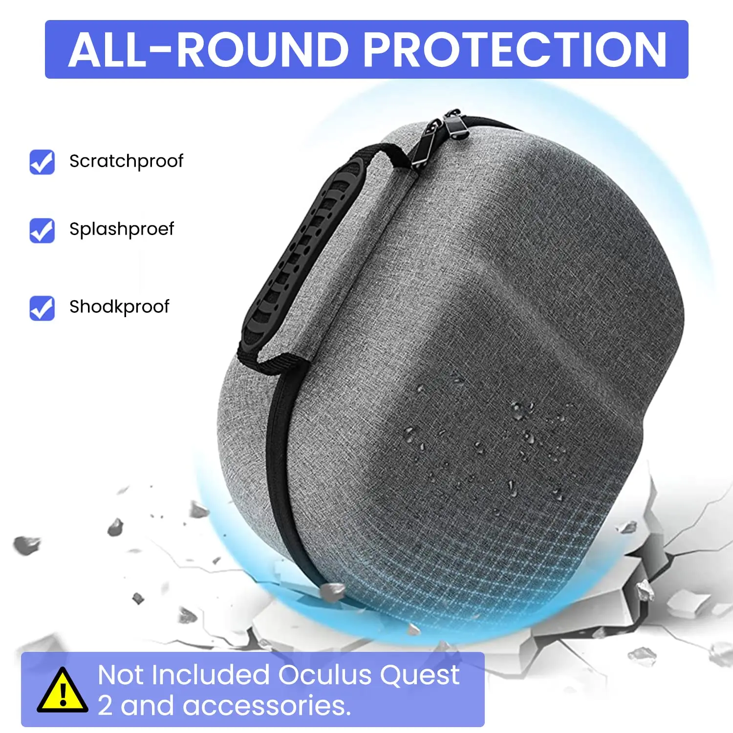 Storage Bag For Quest 3/2 VR Glasses, Tote Bag, Meta Quest3/2 Headset Protective Box Fitting Quest 2/Meta Quest 3 Storage Case - Image 5