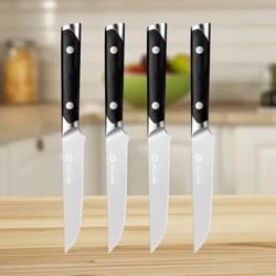 Seiko Steak knife High carbon steel stainless steel serrated steak knife Bread knife Multi-functional kitchen accessories
