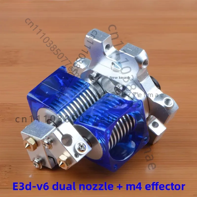 

For E3D V6 dual-nozzle Extrusion head ,M4 effector, fish-eye hanging platform