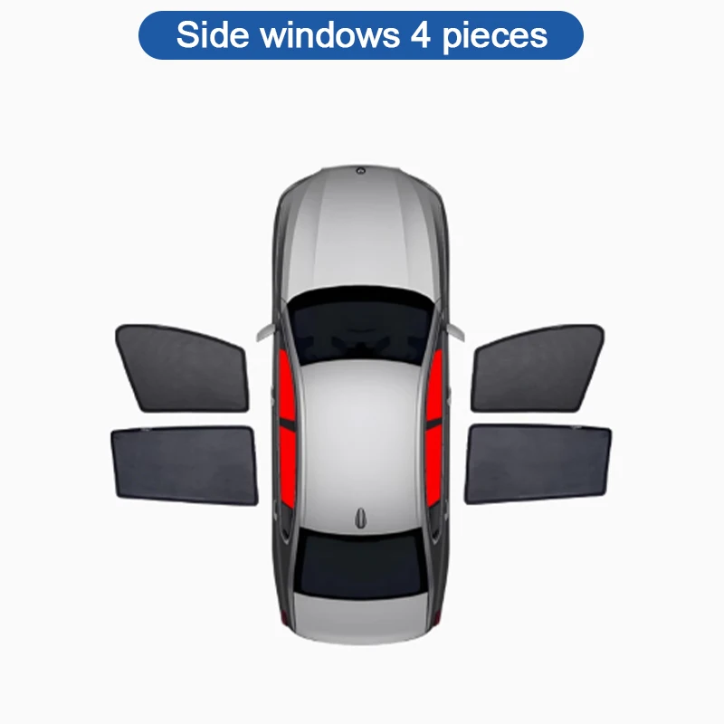 4pcs Sunshade