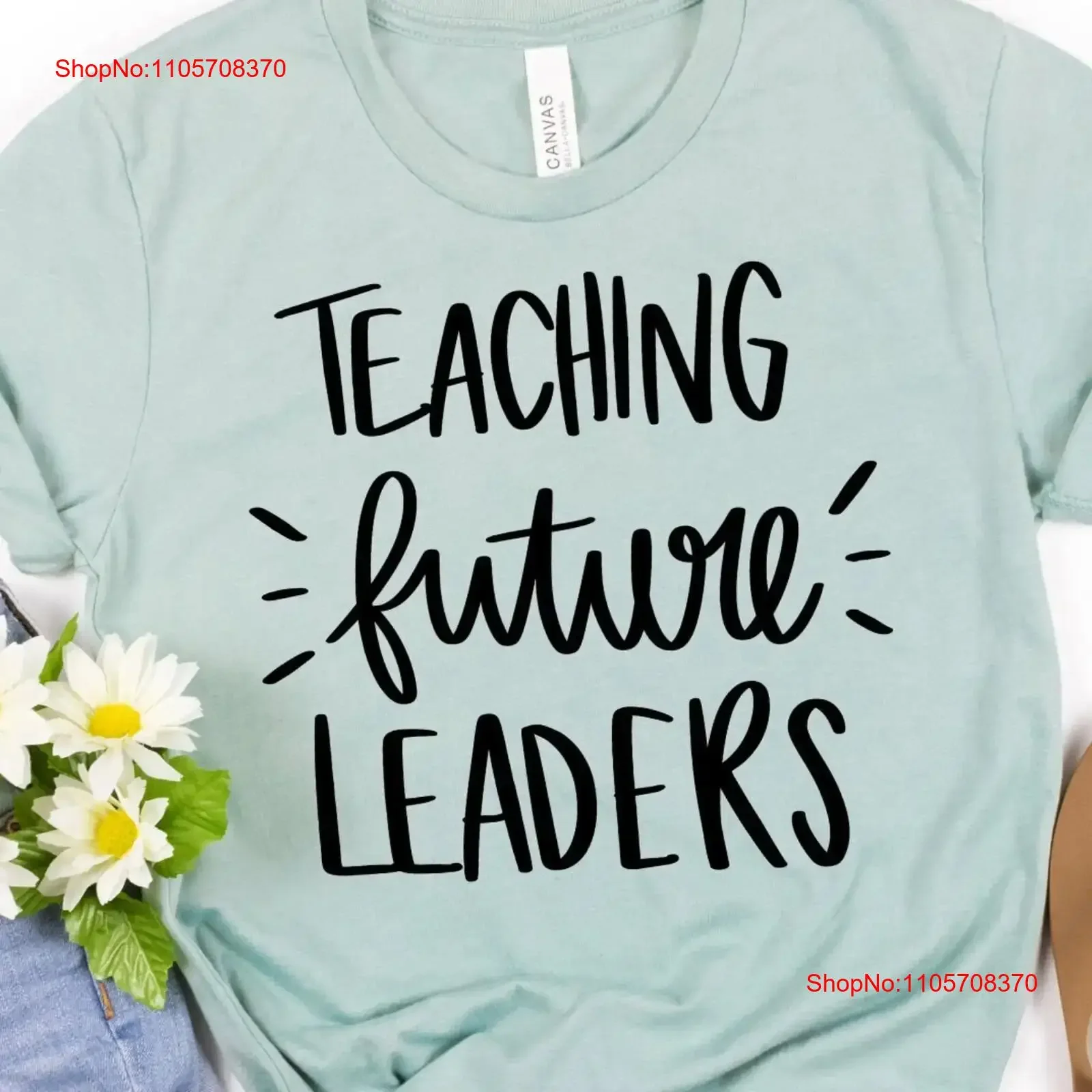 Teaching Future Leaders Kindergarten Teacher T Shirt Field Trip for Teachers vintage Washed Slightly Soft Versatile Unisex