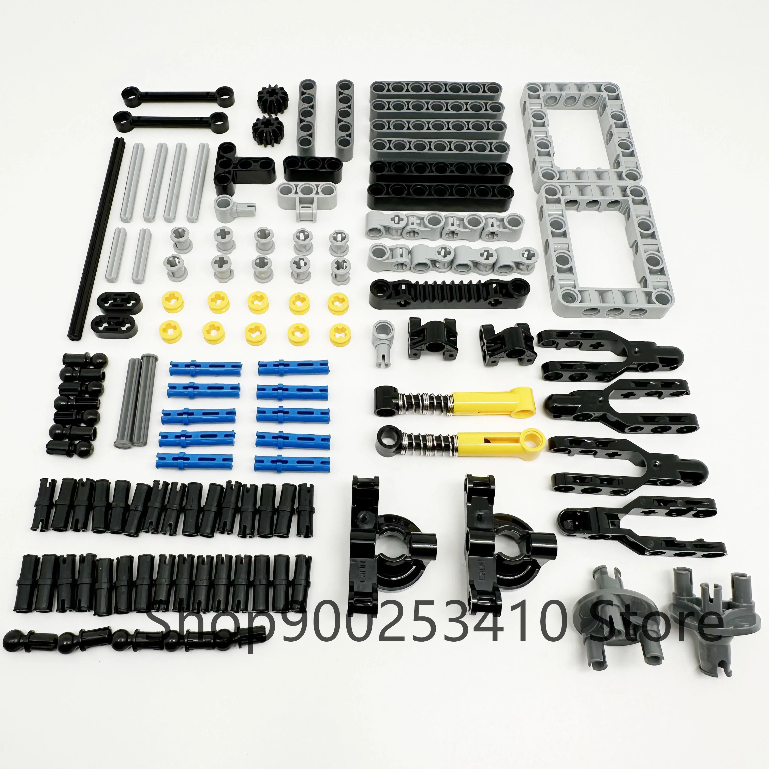 123 pezzi di plastica ad alta tecnologia Building Blocks mattoni Gear Liftarm Beam Cross Axle assemblaggio fai da te MOC Bulk Technology Set Toy