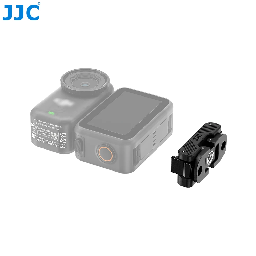 JJC Dual Direction Schnellwechseladapter für DJI Osmo Nano, magnetische faltbare Halterung für DJI Osmo Action 6, mit 1/4 Zoll-20 Gewinde – Detail 9