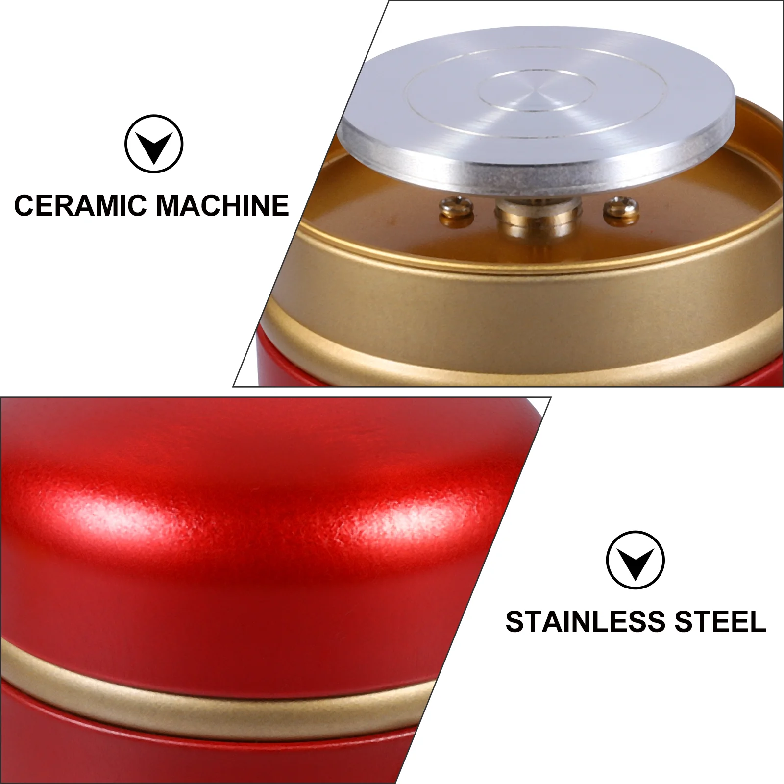 

1 set Mini Pottery Wheel Compact Electric Clay Machine for DIY Ceramic Art Craft Tool with Turntable Home Studio Use