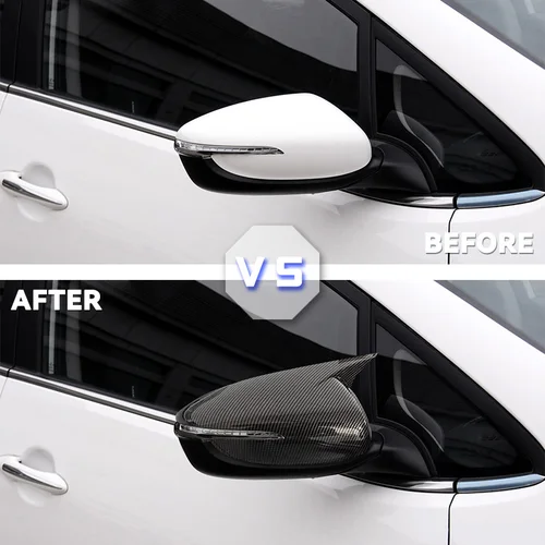 Imagen 2 del producto Cubierta de espejo retrovisor lateral de puerta con bocina para Kia K3 Cerato Forte 2014-2017 cubierta de espejo retrovisor carcasa accesorios de coche