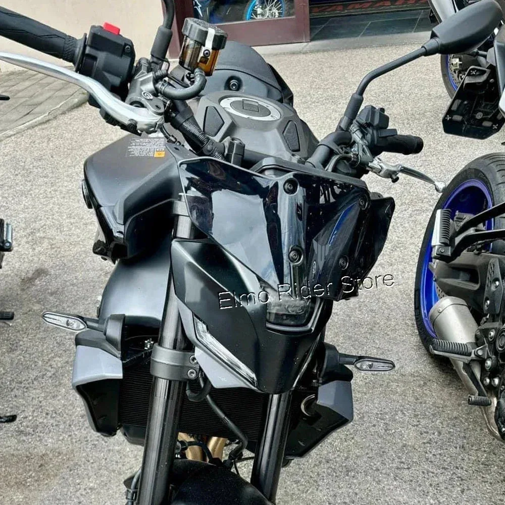 Odporna na zużycie szyby motocyklowe czarna przezroczysta szyba zestaw odpowiedni dla Yamaha MT-09 MT 09 SP MT 09 MT 09 MT 09 2024