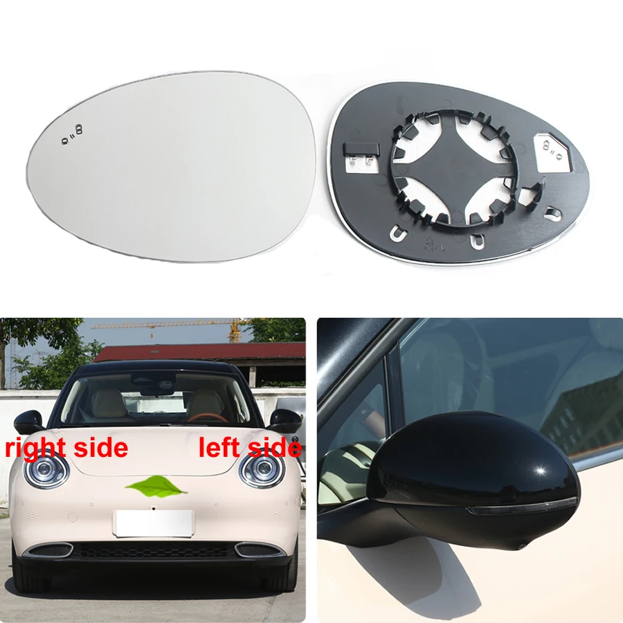 

For Great Wall ORA Funky Cat GT 2021-2024 Rearview Mirrors Glass Door Side Mirror Lens Heating with Blind Spot Light Pattern