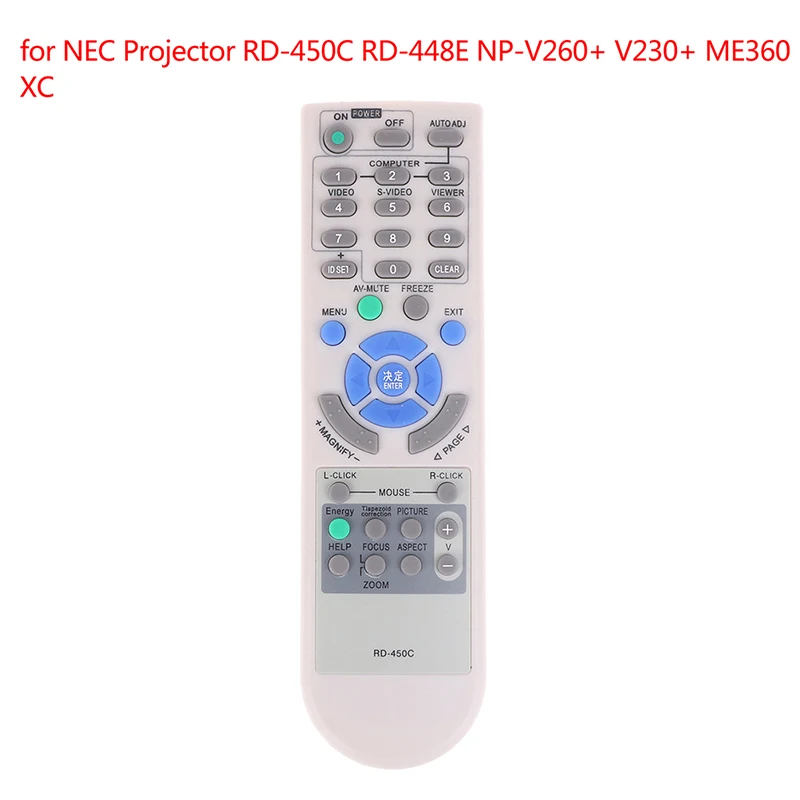1Pcs High Quality Remote Controller for NEC Projector NP110 NP115 NP210 NP215 NP-VE280X VE281X VE282X VE280